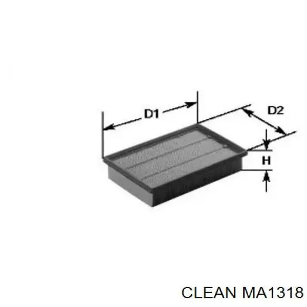 MA1318 Clean filtro de aire