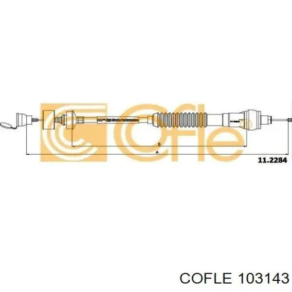 10.3143 Cofle cable de embrague