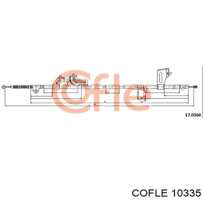 10.335 Cofle cable de embrague