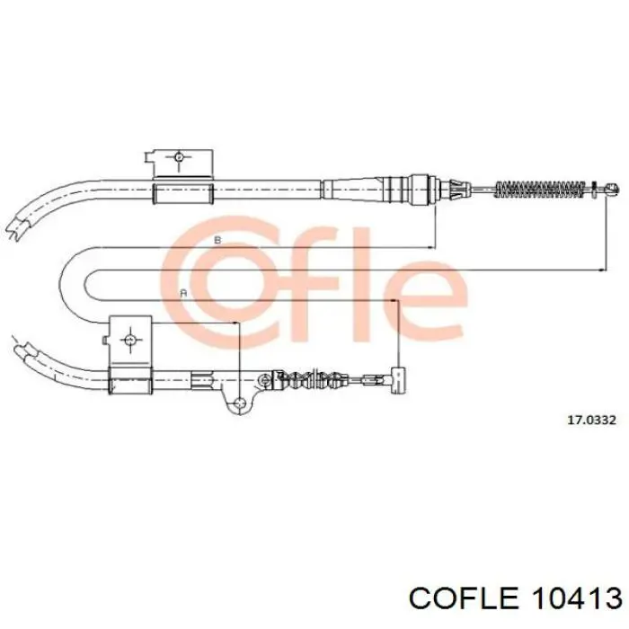  Cable de freno de mano trasero derecho/izquierdo para BMW 3 E21