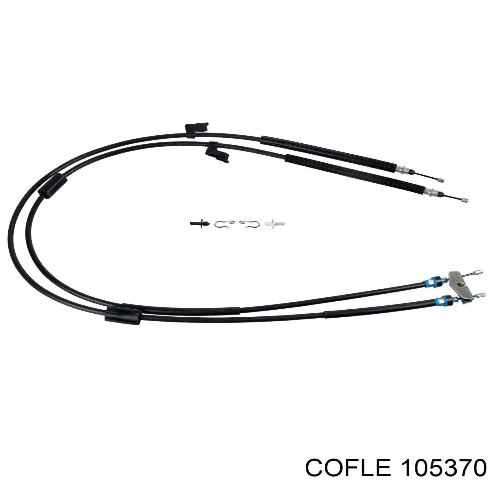 10.5370 Cofle cable de freno de mano trasero derecho/izquierdo