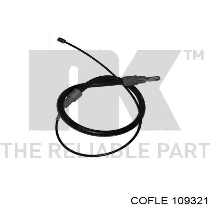 10.9321 Cofle cable de freno de mano trasero izquierdo