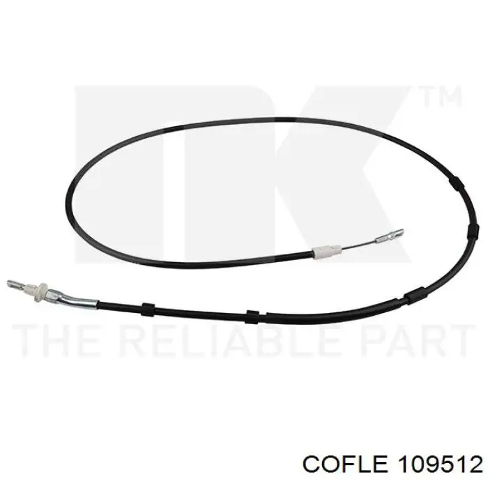  Cable de freno de mano trasero izquierdo para Volvo 940 944