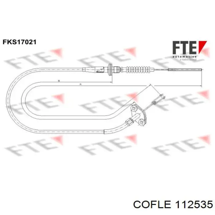 4707841 Opel cable de embrague