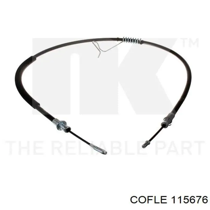 11.5676 Cofle cable de freno de mano trasero derecho