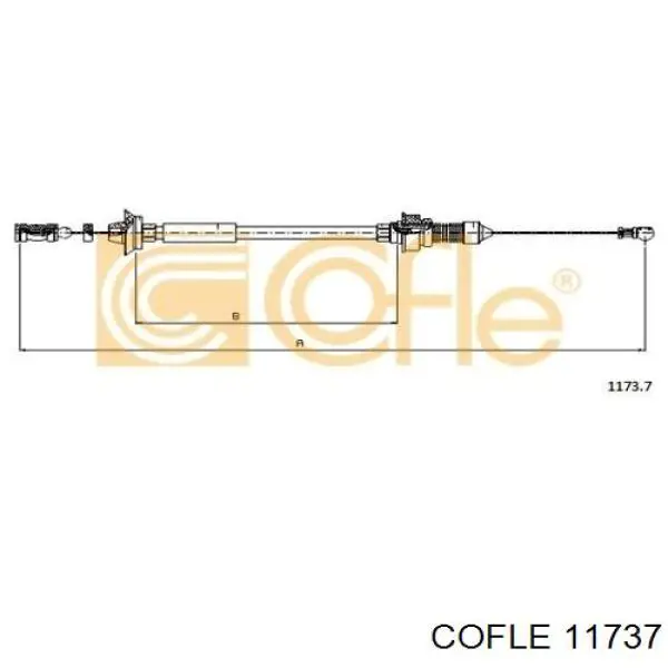 1173.7 Cofle silga de acelerador