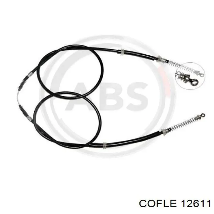 1261.1 Cofle cable de freno de mano trasero derecho/izquierdo