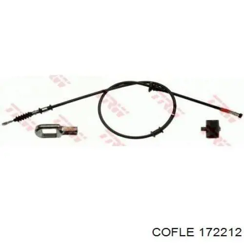 17.2212 Cofle cable de freno de mano trasero derecho