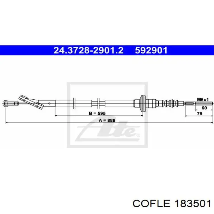  Cable de embrague para Chevrolet Aveo T250, T255