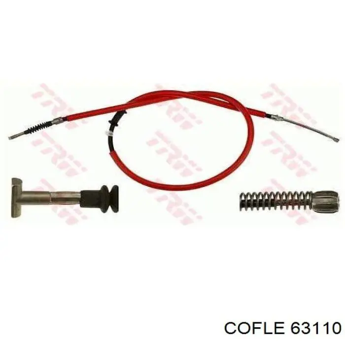  Cable de freno de mano trasero derecho para Fiat Albea 172