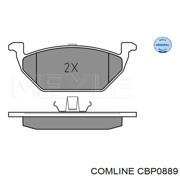 CBP0889 Comline pastillas de freno delanteras