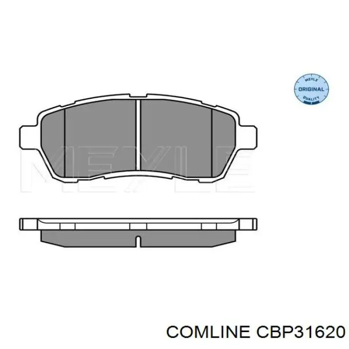 CBP31620 Comline pastillas de freno delanteras