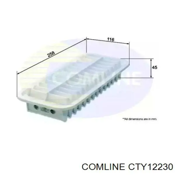 CTY12230 Comline filtro de aire