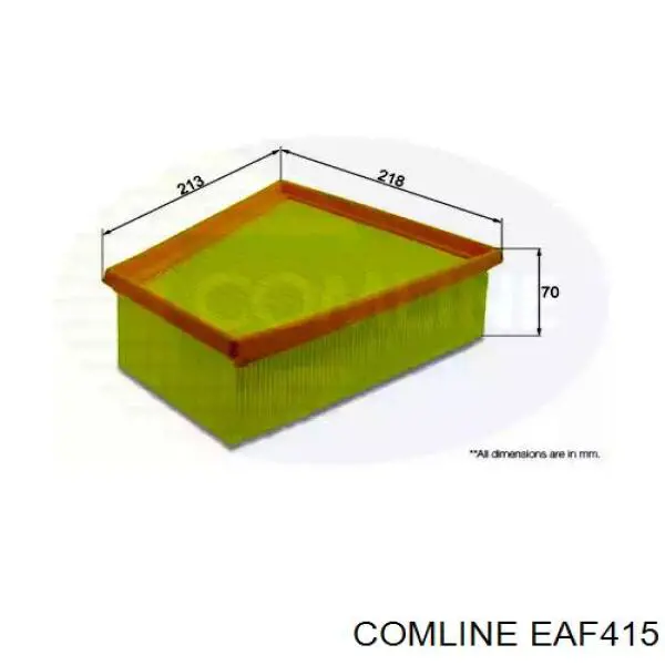 EAF415 Comline filtro de aire