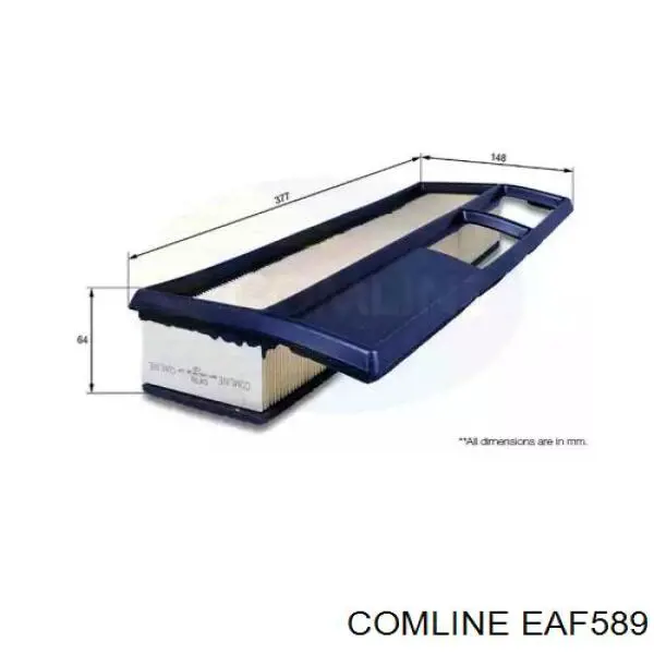 EAF589 Comline filtro de aire