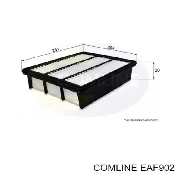 EAF902 Comline filtro de aire