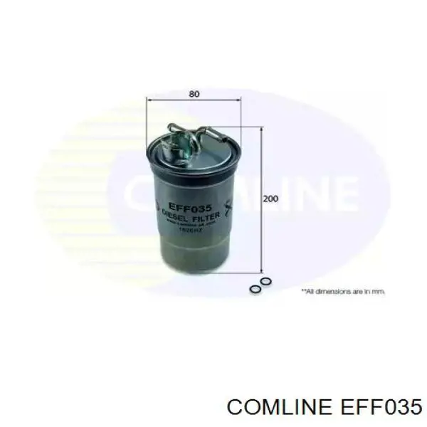 EFF035 Comline filtro combustible