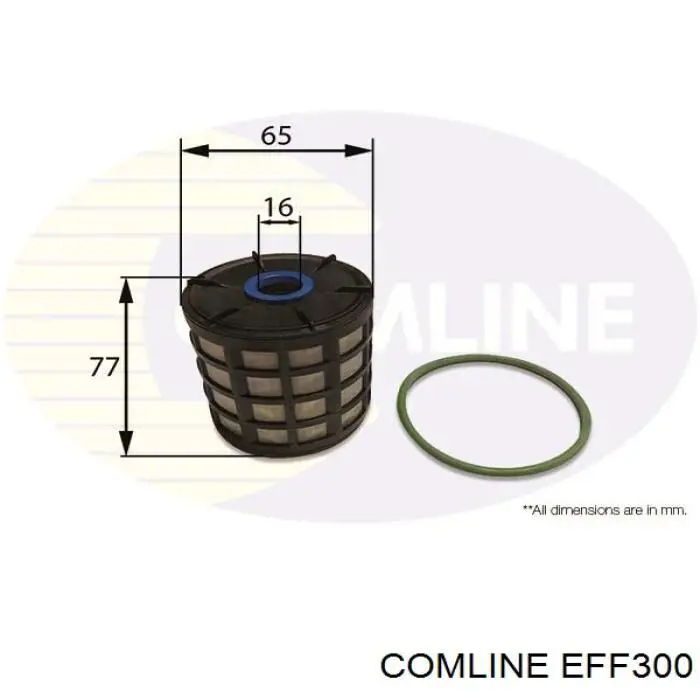 EFF300 Comline filtro combustible