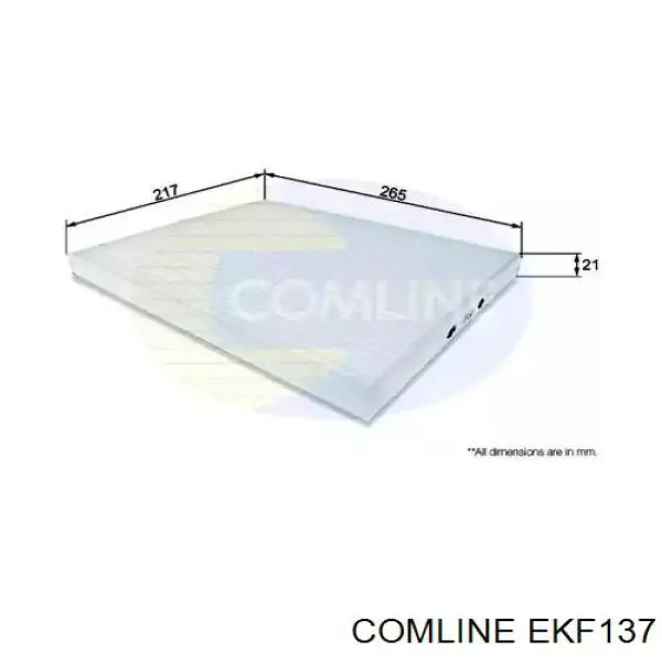 EKF137 Comline filtro de habitáculo