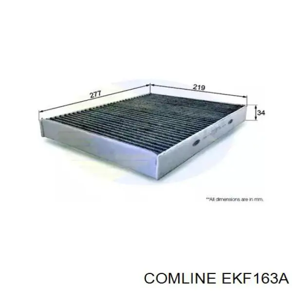 EKF163A Comline filtro de habitáculo