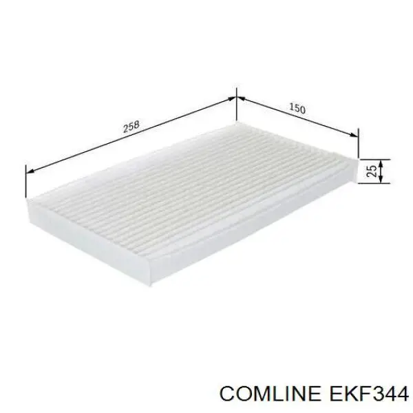 EKF344 Comline filtro de habitáculo