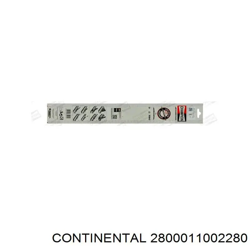 2800011002280 Continental/Siemens limpiaparabrisas de luna delantera copiloto