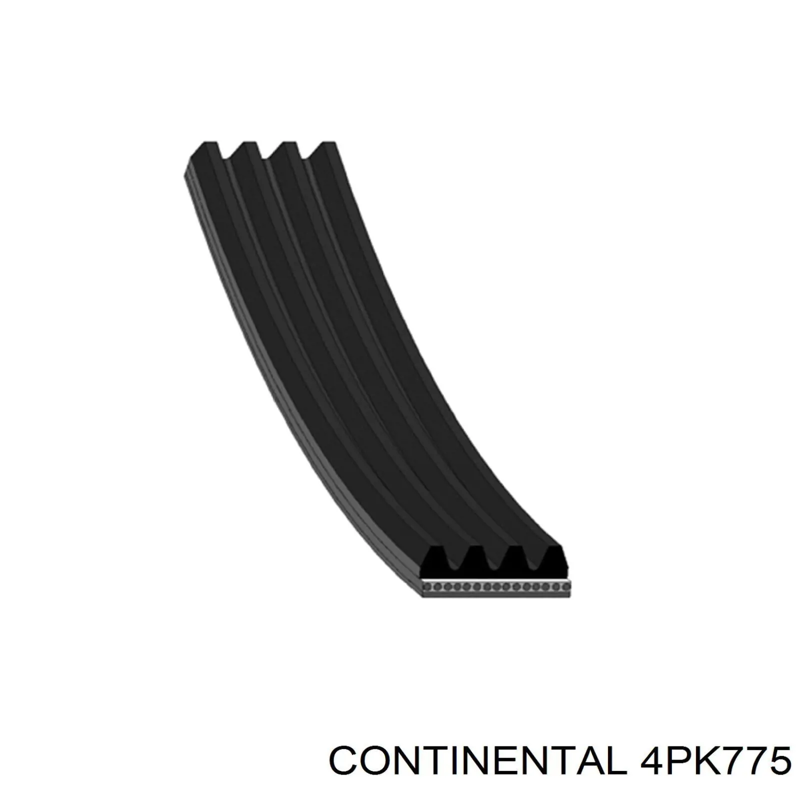 4PK775 Continental/Siemens correa trapezoidal