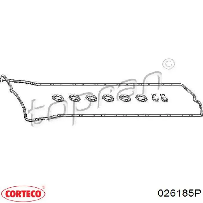 026185P Corteco junta de la tapa de válvulas del motor