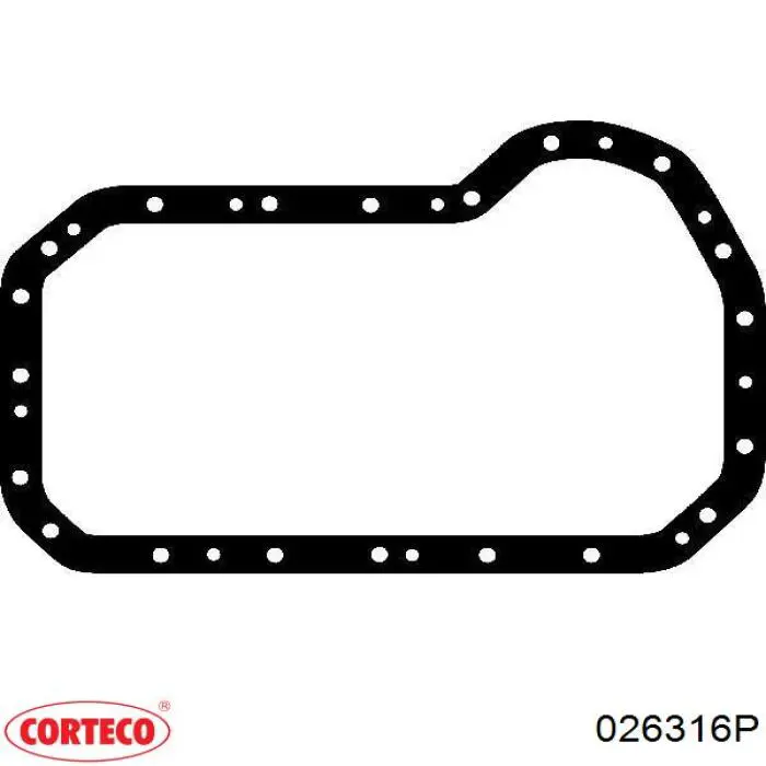 026316P Corteco junta, cárter de aceite