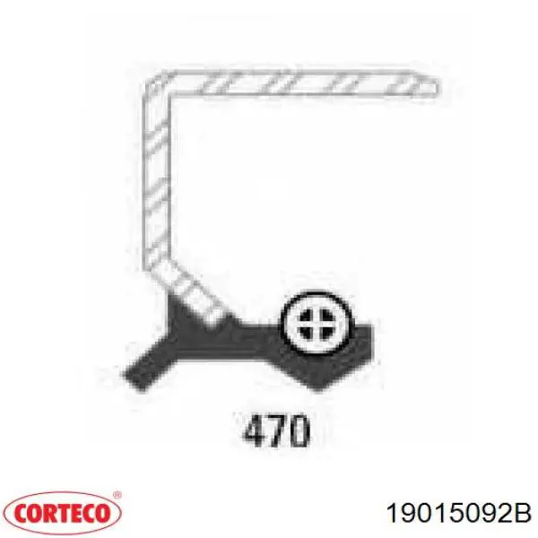 9031170001 Toyota anillo retén, cigüeñal