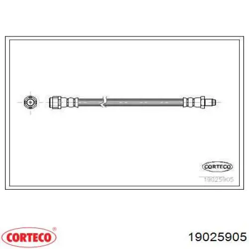 19025905 Corteco latiguillo de freno delantero
