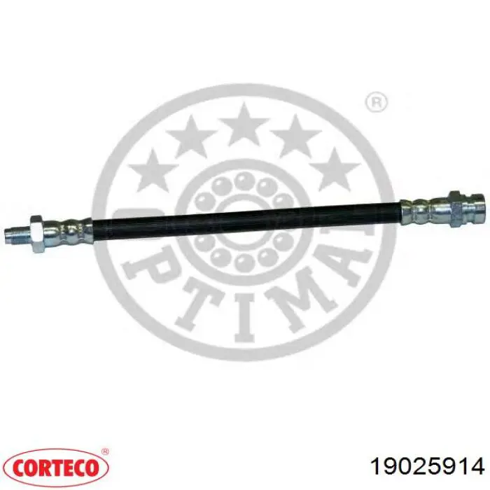 19025914 Corteco tubo flexible de frenos trasero