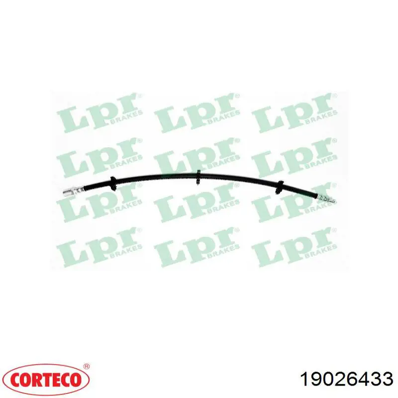 19026433 Corteco tubo flexible de frenos trasero