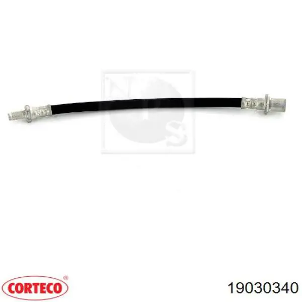 19030340 Corteco tubo flexible de frenos trasero