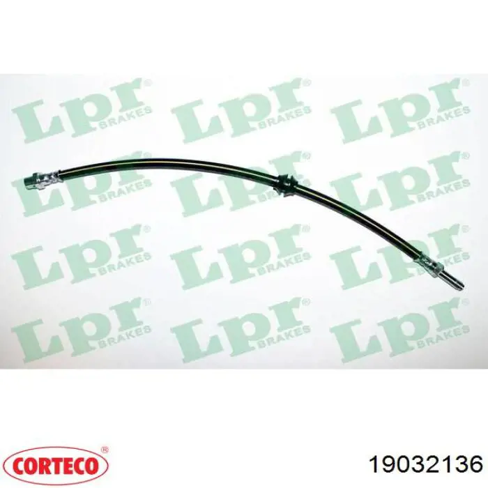 19032136 Corteco tubo flexible de frenos trasero