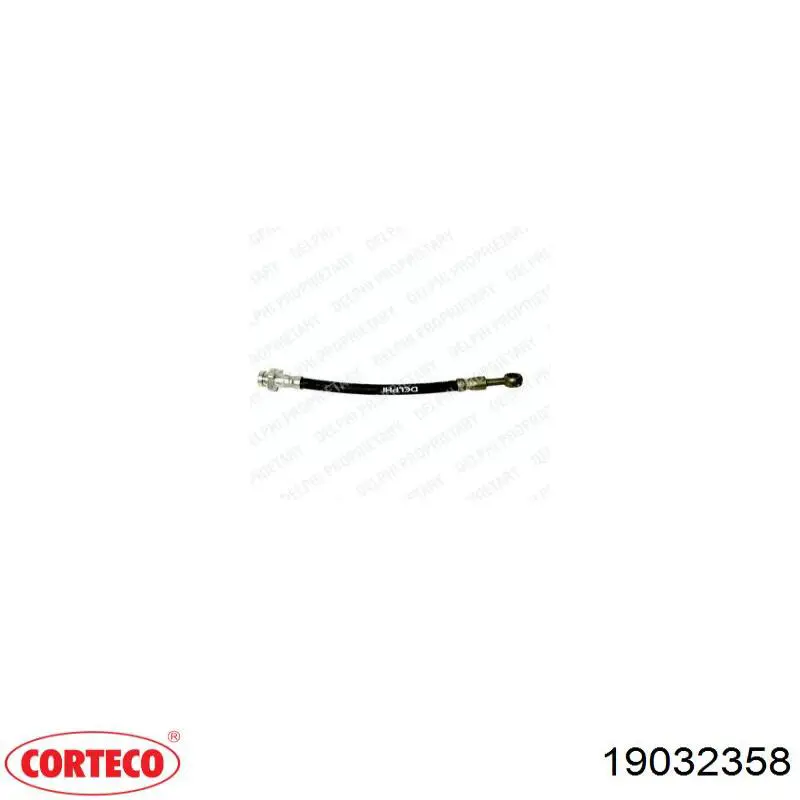 19032358 Corteco tubo flexible de frenos delantero izquierdo