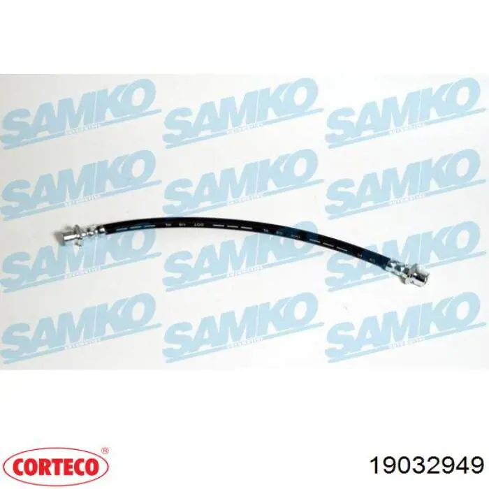 19032949 Corteco tubo flexible de frenos trasero