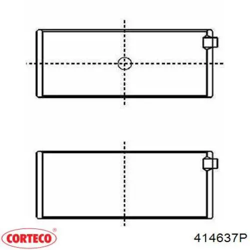 414637P Corteco junta de culata
