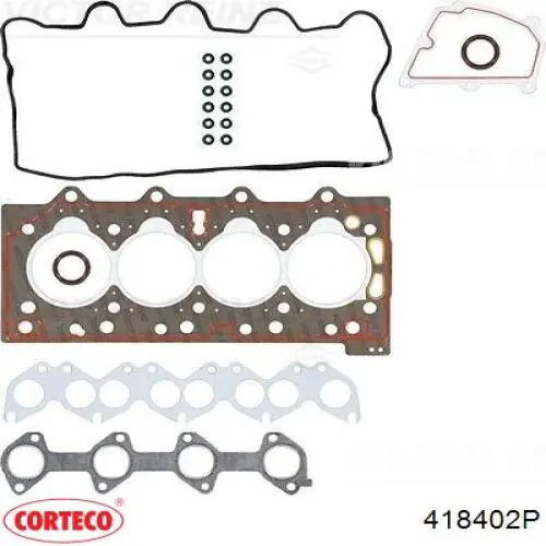 418402P Corteco juego de juntas de motor, completo, superior