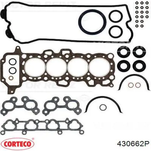  Juego de juntas de motor, completo para Renault Kangoo KC0