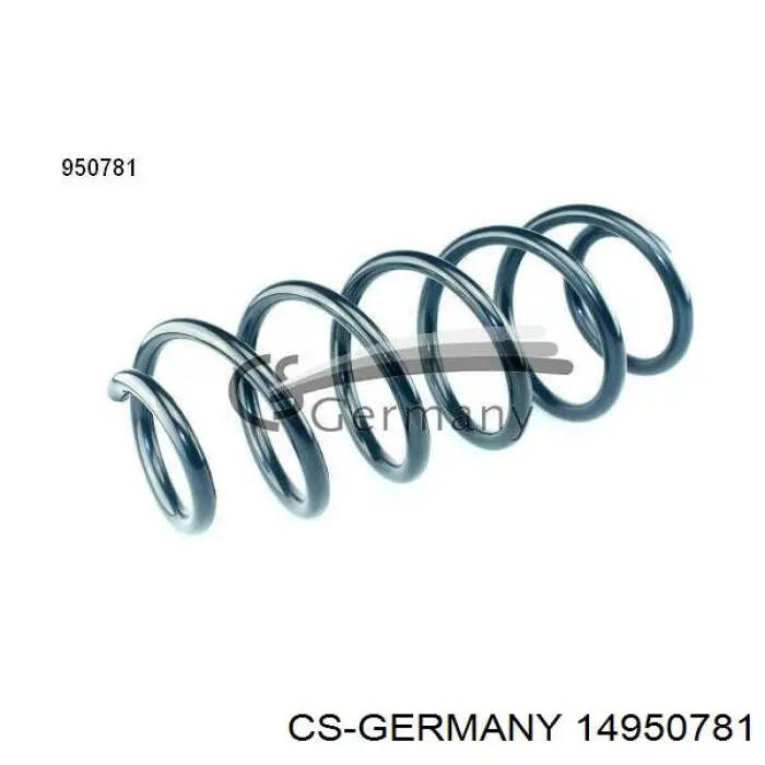 14950781 CS Germany muelle de suspensión eje delantero