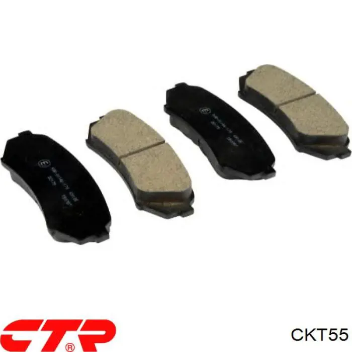 CKT-55 CTR pastillas de freno traseras