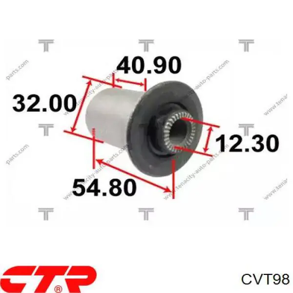 CVT98 CTR suspensión, brazo oscilante trasero inferior