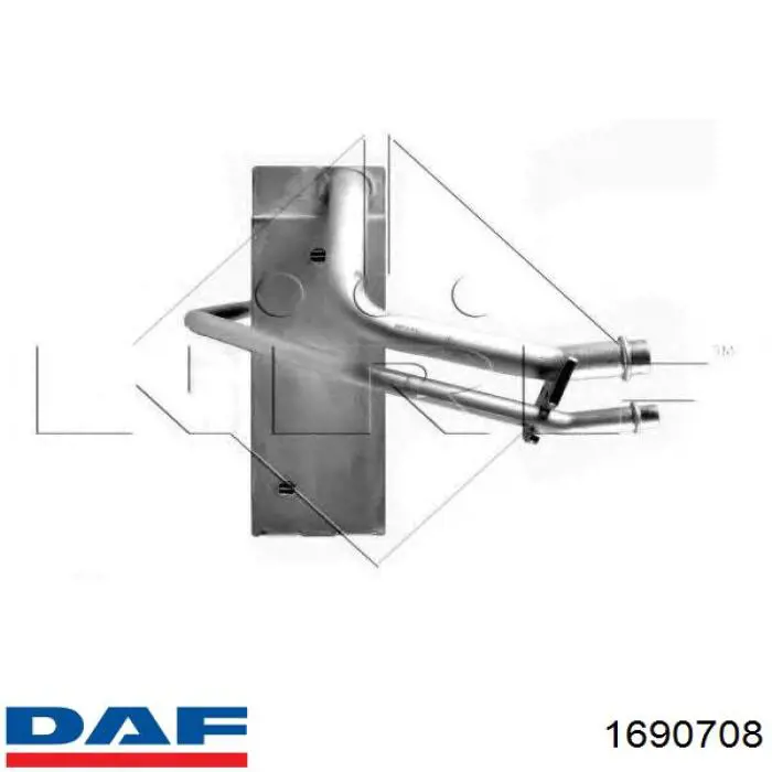 1690708 DAF evaporador, aire acondicionado