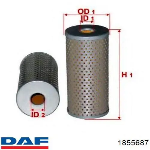 1855687 DAF filtro hidráulico, dirección