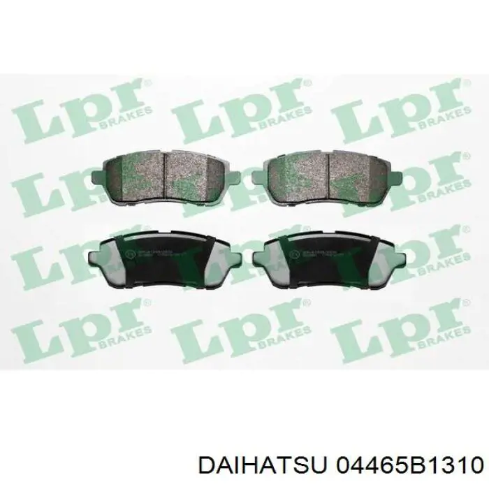 04465B1310 Daihatsu pastillas de freno delanteras