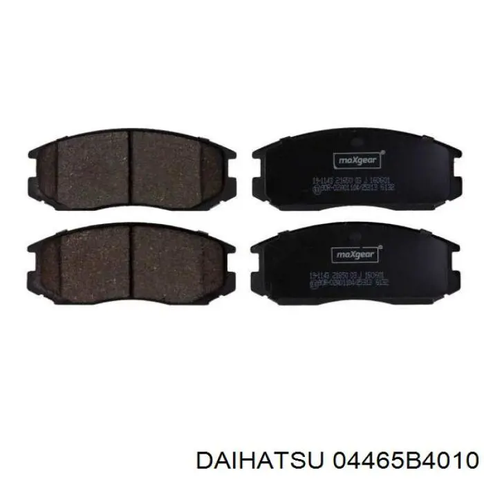 04465B4010 Daihatsu pastillas de freno delanteras