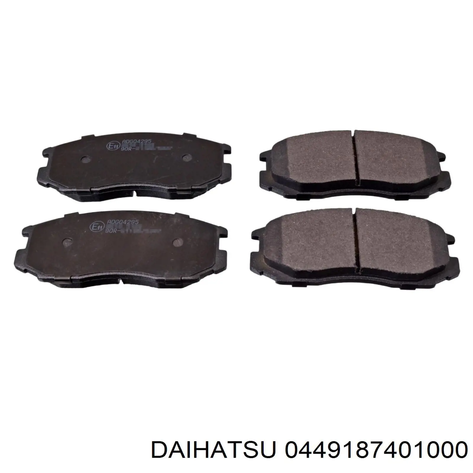 0449187401000 Daihatsu pastillas de freno delanteras