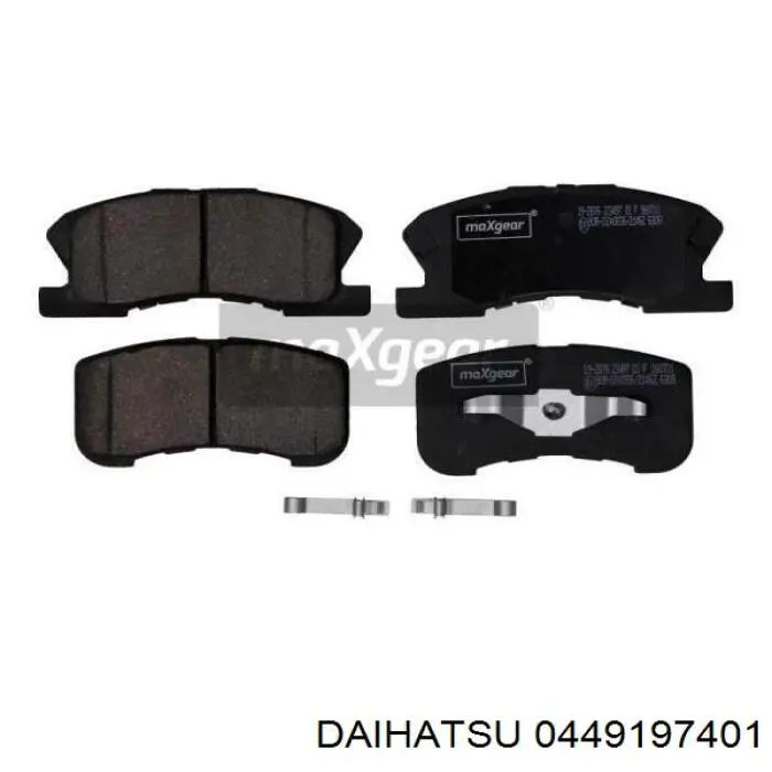 0449197401 Daihatsu pastillas de freno delanteras