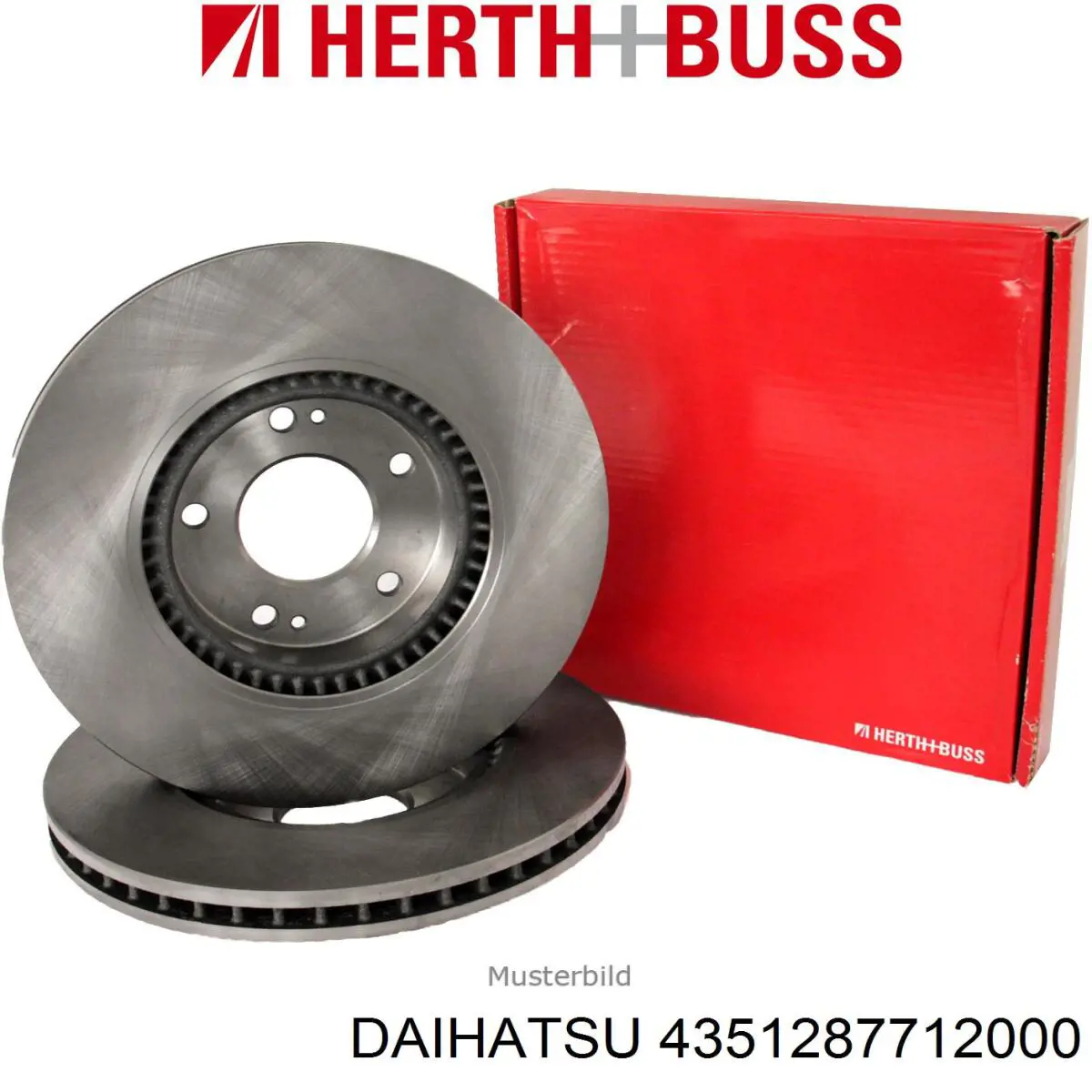 4351287712000 Daihatsu freno de disco delantero